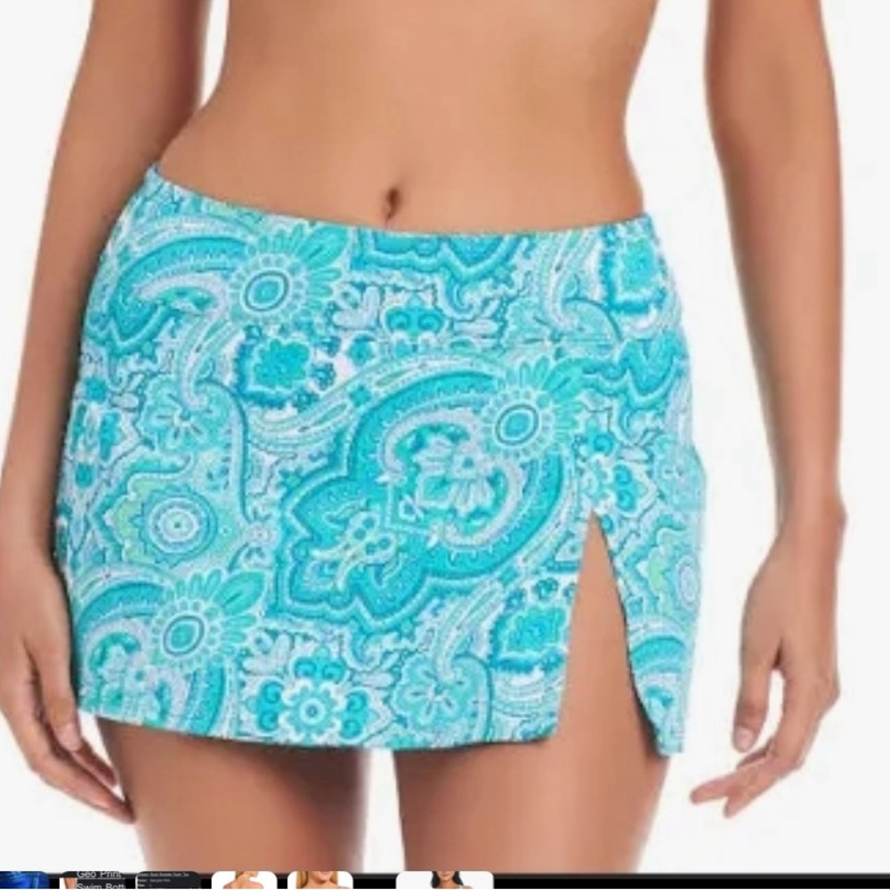 Bleu Rod Beattie Teal Paisley Bottom